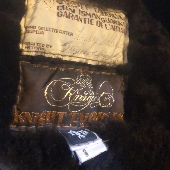 Knight Tailors leather coat 3257 with matching hat - Picture 7 of 15